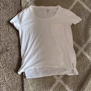 white boyfriend tee